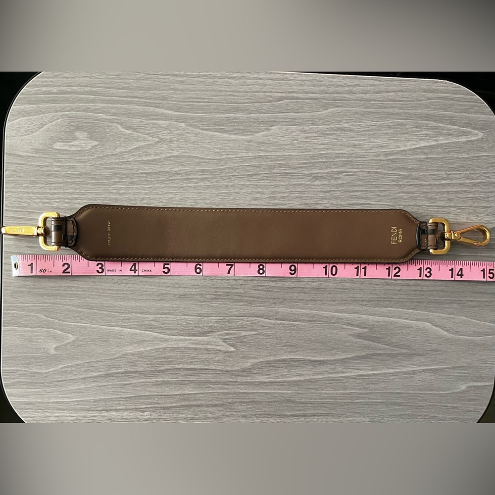 Fendi Black and Brown Zucca Mini Strap You - Picture 2 of 7